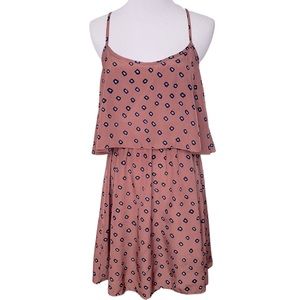 Ya Los Angeles Pink Mauve Blouson Casual Sleeveless Dress